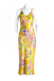 Yellow Kaleidoscope Slip Dress (long)