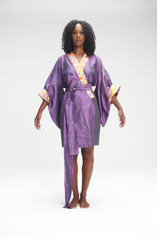 silk dresses south africa 100% Silk Mulberry Slip Dress: African Motif Midi