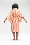 Peach Silk Kimono