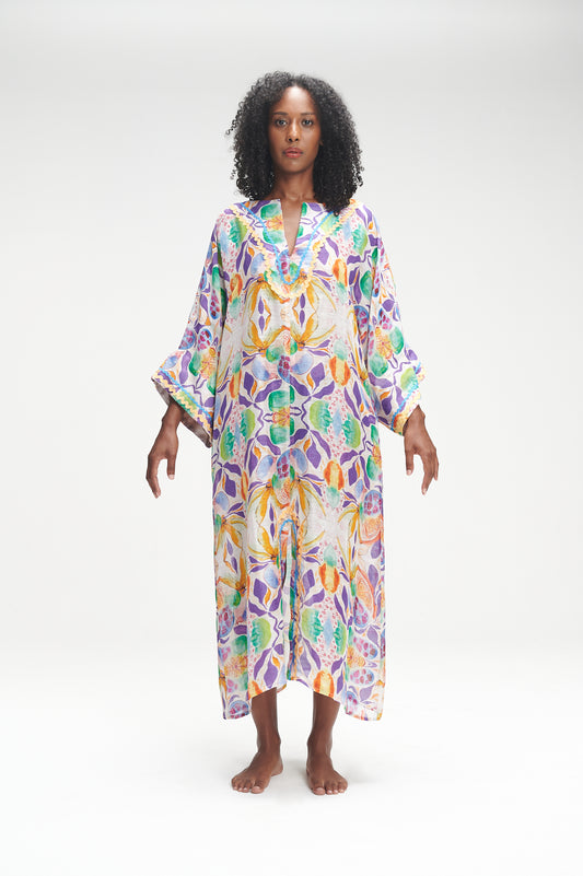 silk slip dress south africa 100% Silk Mulberry Slip Dress: African Motif Midi